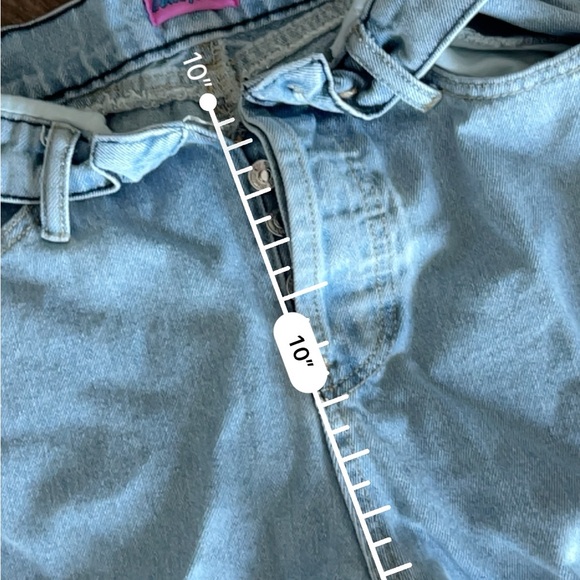 Edikted button fly wide leg jeans - Picture 4 of 7